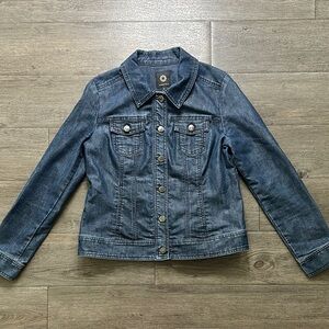 Amber Sun Dark Blue Denim Jacket